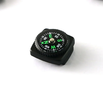 4PCS 21MM Watch with Woven Strap Backpack with Outdoor Directional Compass Navigation Camping Survival Navigation Tool
