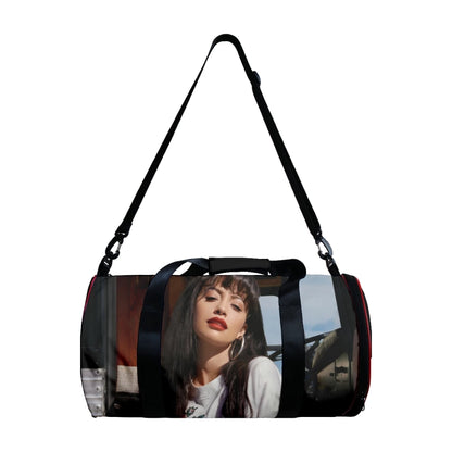 Popular Selena Quintanilla 3D Printed Large Capacity Travel Bags Barrel Shape Crossbody Bag Outdoor Sports Bags Gym Yoga Bag