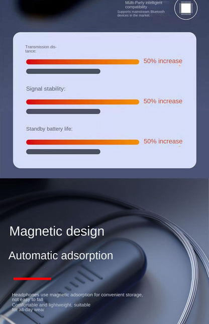 200H Music Time TWS Magnetic Wireless Headphone Neckband Bluetooth 5.2 Earphone headset Sport Waterproof Earbud MP3 player w MiC