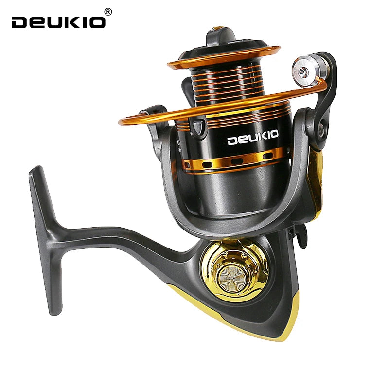 DEUKIO Ultra Light 1000~7000 5.2:1 Gear Ratio,18LB Max Drag Metal Spool Spinning Fishing Reel For Freshwater Saltwater