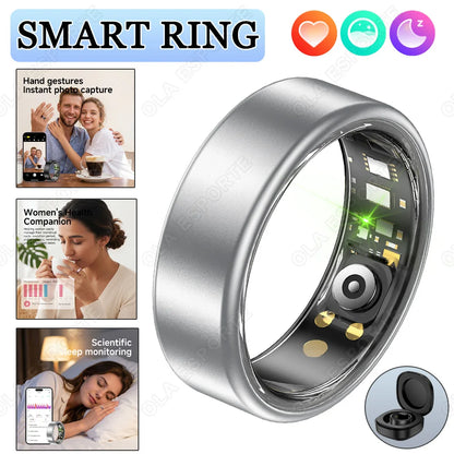 2026 Smart Ring New Technology free gifts Couple Ring for Women Men  Waterproof Sport Rings Heart Rate Pressure Monitor All Size