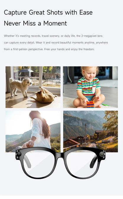 2026 AI Smart Glasses AI Translation Sunglasses Bluetooth Calling Music Player Camera Control Vedio Recording Glasses Men Women