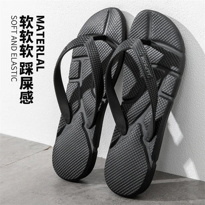 Summer Men's Flip Flops Plus Size 49 50 Soft Comfort Breathable Slippers Non-Slip House Outdoor Beach Slides Massage Flip Flops