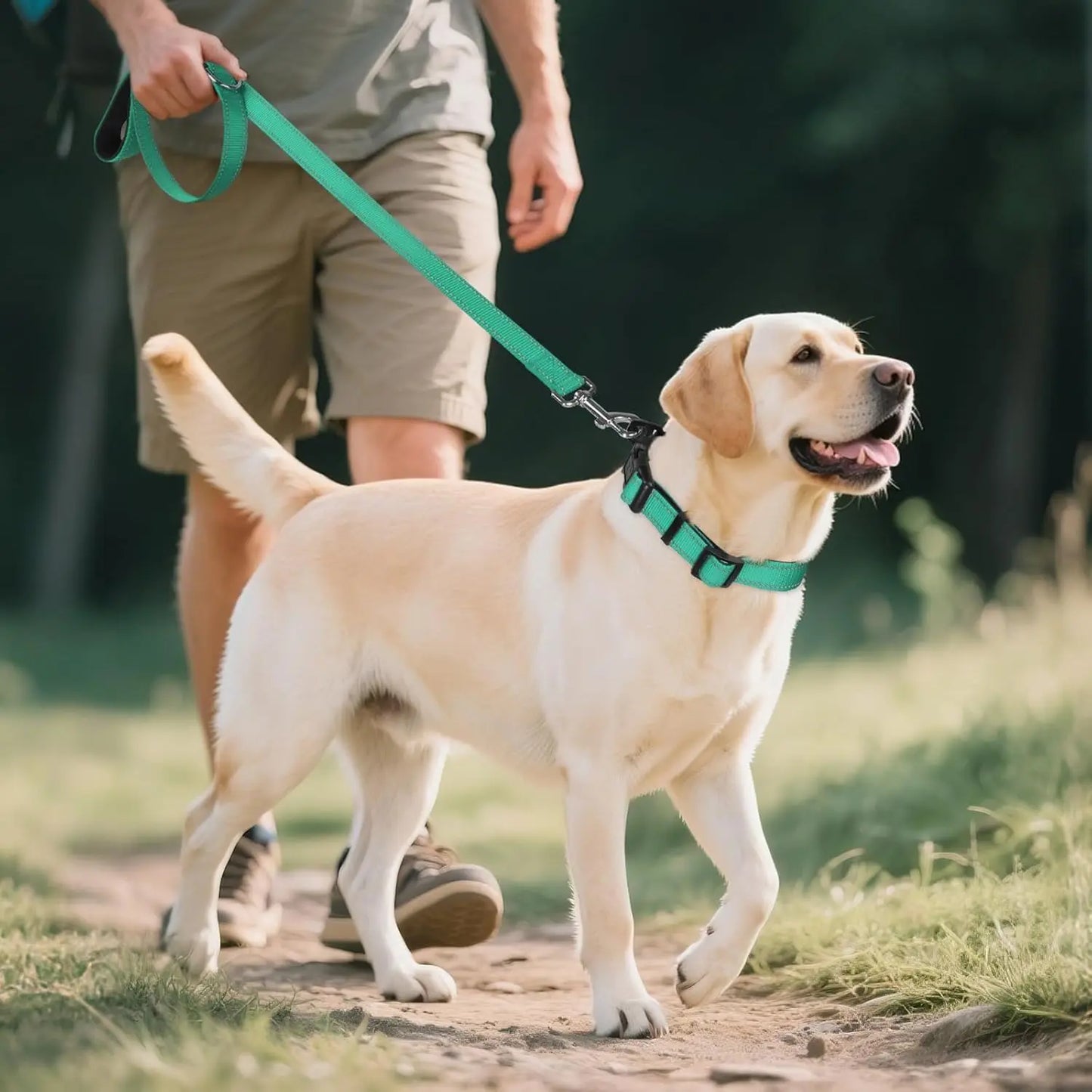 Dog Collar with Airtag Holder Ultra-Durable Comfortable Padded Heavy Duty Dog Collars for Small Medium Large Dogs