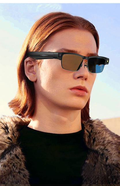 2026 4K Smart Glasses AI Translation Color-changing Lenses High-definition Voice Call Music Local Open-ear Audio Smart  Glasses