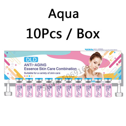 5ml Hyaluronic Acid Peptide Facial Serum BB Cream Glow Ampoule Kit Niacinamide Moisturizing Hydration Skin Rejuvenation Beauty