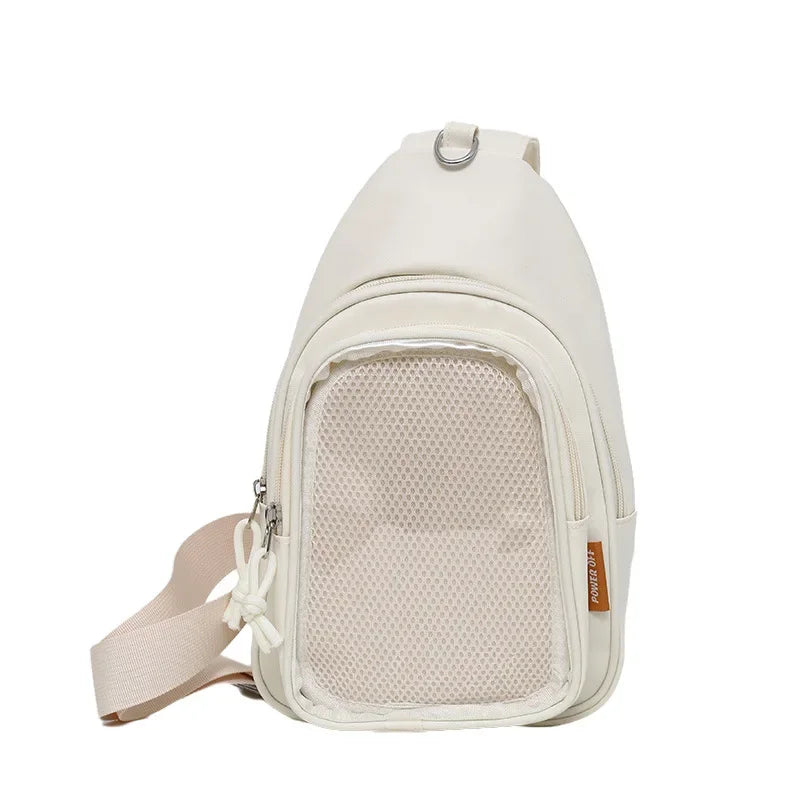Kawaii Japanese Itabag Girls Soft Nylon Backpack Crossbody Bags 10CM Doll Women With Display Plate Cross Body Sling Pouch 2025
