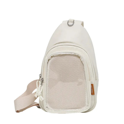 Kawaii Japanese Itabag Girls Soft Nylon Backpack Crossbody Bags 10CM Doll Women With Display Plate Cross Body Sling Pouch 2025