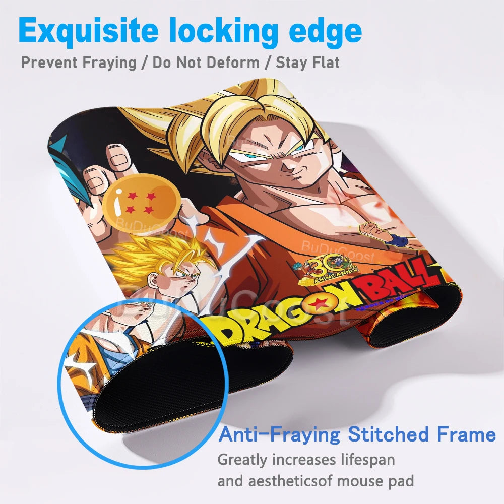 Anime Dragon Ball Mouse Pad Large PC Rubber Mousepad Gamer Mouse Mat Desk accessories Gaming Keyboard Mats Office Computer Pads