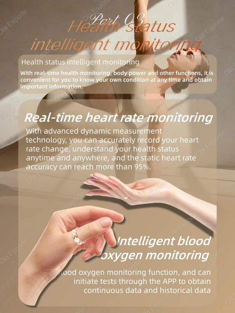 2026 New Smart Ring Women Heart Rate, Blood Oxygen, Blood Pressure and Sleep Monitoring, Smartring Men Multiple-sport Modes Ring