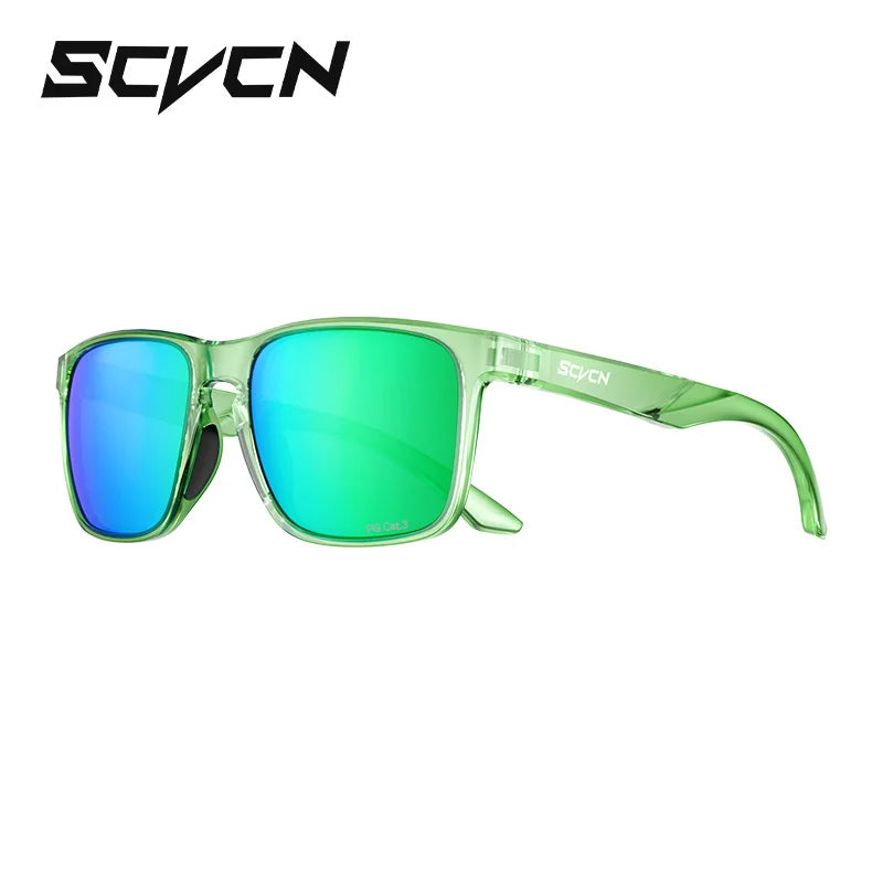 Scvcn Polarized Fishing Glasses UV400 Protect Eyes from Sunlight Anti-glare Lenses Professional Outdoor Driving Sunglasses