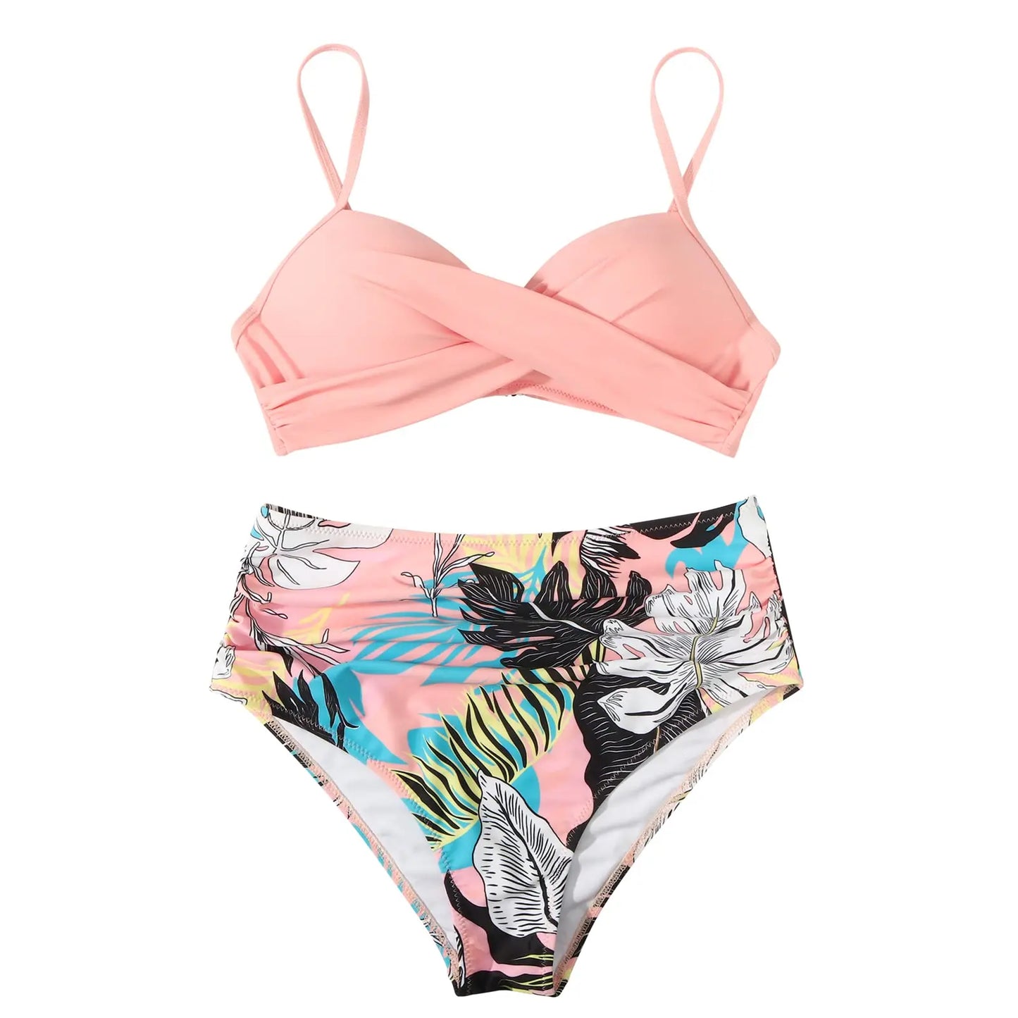Vintage High Waist Bikinis 2026 Women Push Up Swimwear Printed Swimsuit Female Beachwear Summer Bathers Bathing Suit Swimming