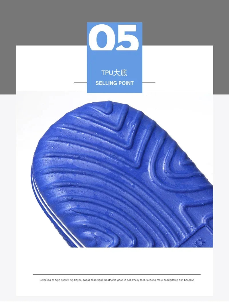 Men Shoes 2024 Beach Slippers Unisex Hollow Out Casual Women Beach Sandal Flip Flops Shoes Non-slip Size 36-45 Mens Slippers