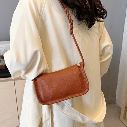 100%Real Cowhide Genuine Leather Sac Fashion Women Crossbody Bags For Ladies New High Capacity Shoulder Bag Handbag Female Purse