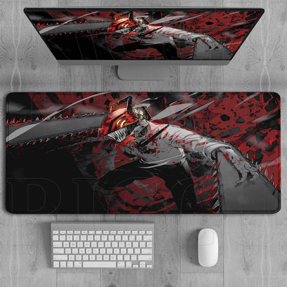 HD Chainsaw Man XXL Mouse Pad Anime reze Gamer Makima Gaming PC Accessories Mouse pads Large Keyboard Desk Mat Computer Keyboard