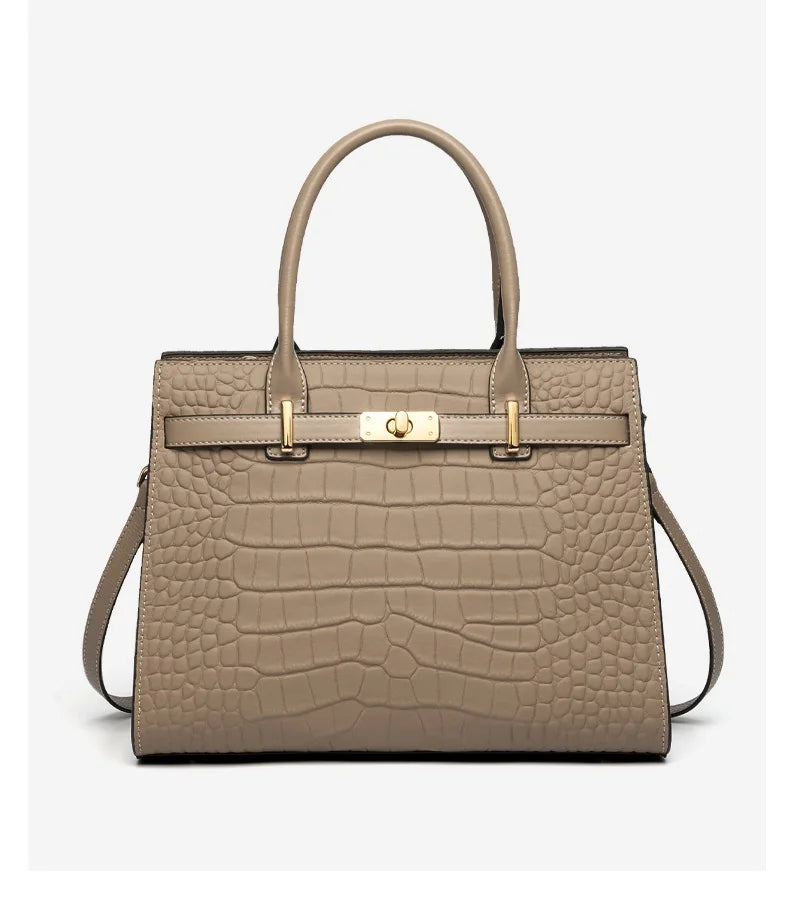 New Arrived ZOOLER Woman Genuine Leather Bag Real Skin Female Shoulder Bags for Business Ladies Top Handle Handbags Purse#wg383