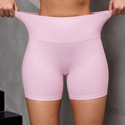  Women's Sexy Polka Dot Yoga Shorts Summer Casual Running Fitness Shorts Sportswear High Waist Tights Gym Outfit
