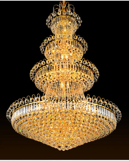 Luxury Crystal Chandeliers Villa Loft Living Room Decorate Lighting Chandelier Ceiling Lights Hotel Pendant Light Indoor Fixture