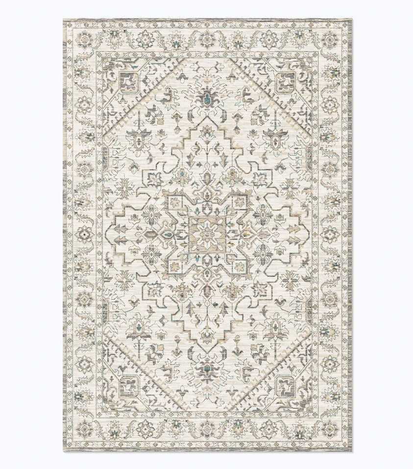 American Retro Style Rugs for Bedroom Large Area Living Room Decoration Anti-slip Carpet Washable Lounge Floor Mat Home Soft Rug
