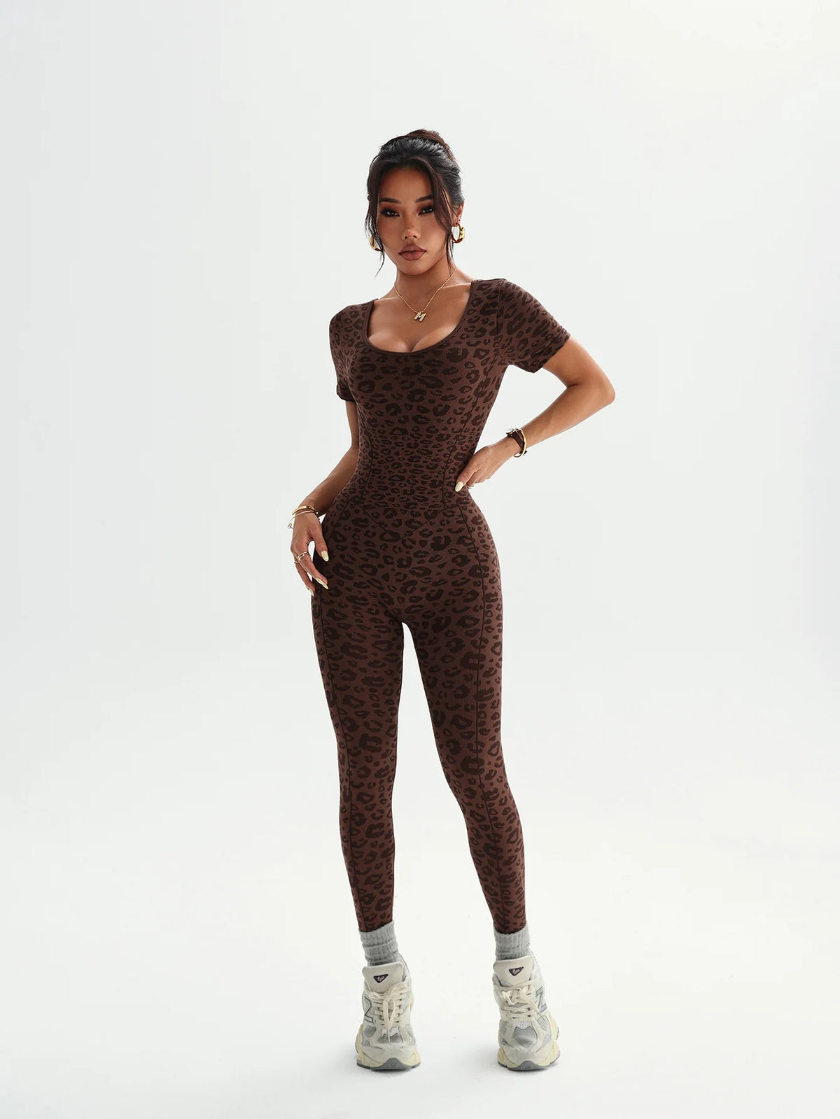 Trendy Bodysuit Sportswear Woman Gym Jumpsuits Sport Pants Seamless Woman Clothing Yoga Clothes Female Fitness Overalls Leggings
