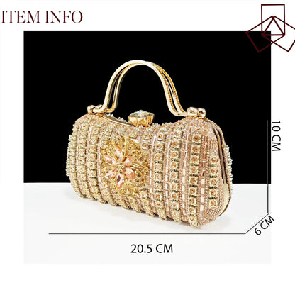 2026 Diamond Women Luxury Clutch Evening Bag Wedding Crystal Ladies Cell Phone Pocket Purse Female Wallet for Party Quality Gift