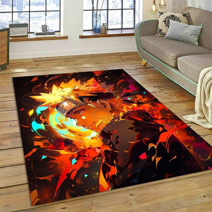 Cartoon 3D I-Itachi Japan Anime Carpet Rug for Living Room Bedroom Home Sofa Decoration,Kids Play Area Rug Non-slip Floor Mat