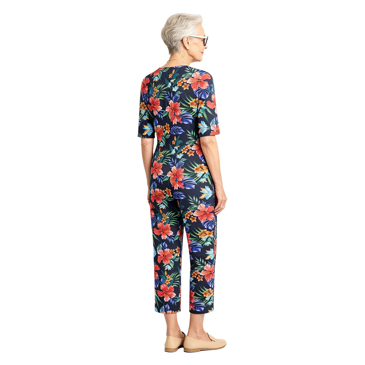 Women Special Need Adaptive Clothing Elderly Alzheimer Dementia Back Zipper Anti-Strip Nursing Jumpsuit Homewear Sleepwear