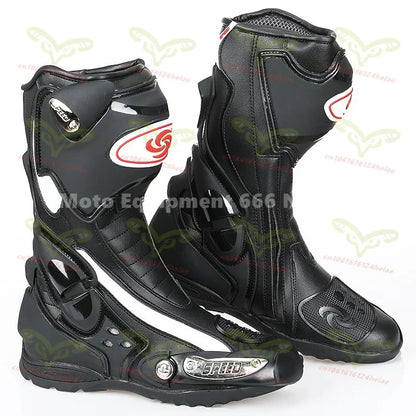 Riding Tribe B1001 Motorcycle Boots Professional Rally Racing Boots Motorbike Rider Biker Shoes Botas Motocross Protective Gear