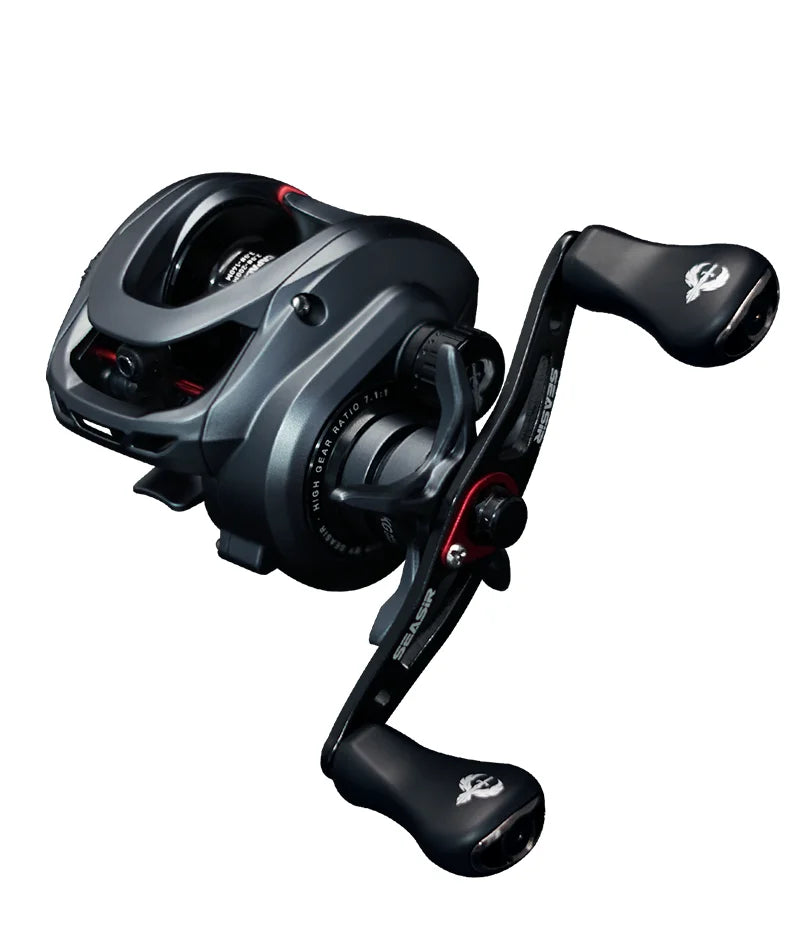 Seasir Commando Power Baitcaster Reel High Speed Gear Ratio 7.1:1  Drag 9kg New Generation Drag Clicker Fresh Saltwater Fishing