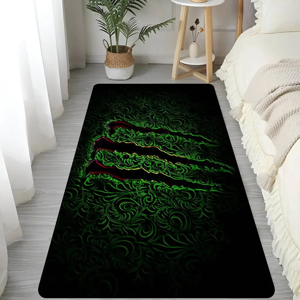 M_MonsterES-Fashion-E-Energys Hallway Carpet Non-Slip Laundry Room Mat Laundry Decor Balcony Child Living Room Bedside Area Rugs