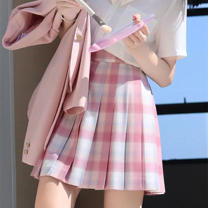 Japanese Bow Tie Skirt Set Student Pleated Skirt Jk Uniform Korean School Sexy Girl Preppy Style Seifuku Japanese School Uniform