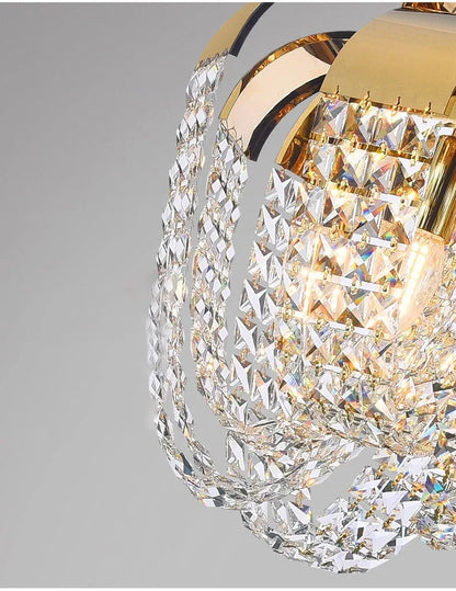 2025 New Home DecorationPendant Lights Luxury Crystal Living Room Chandelier Bedroom Pendant Lamp Ceiling Light  Indoor Lighting
