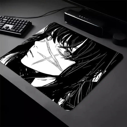 Anime Girls Mouse Pad 40X45 Large Square Computer Office Game Table Mats Rubber Anti-slip Mousepads 22x18 Small Decor Desk Pads