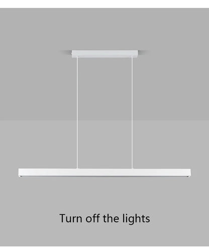 Dining room chandelier Nordic modern lamp dining table bar lamp restaurant lights kitchen lights office company led strip lamps