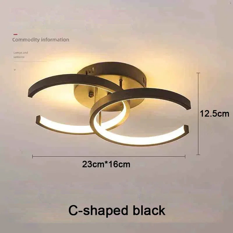 LED Strip Aisle Ceiling Lights Modern Minimalist Living Room Lamps For Balcony Entrance Staircase Home Decor corridor lamp