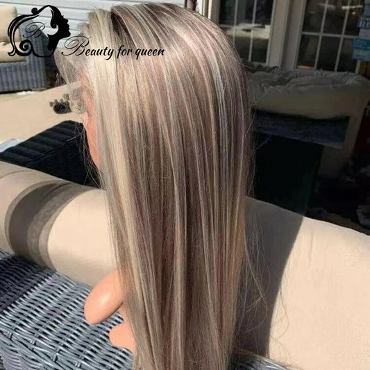 #6/60 Wig Bob Wig Human 13x4 Transparent Lace Front Human Hair Wigs High Density Straight Human Hair Wigs Lace Wigs Woman HD