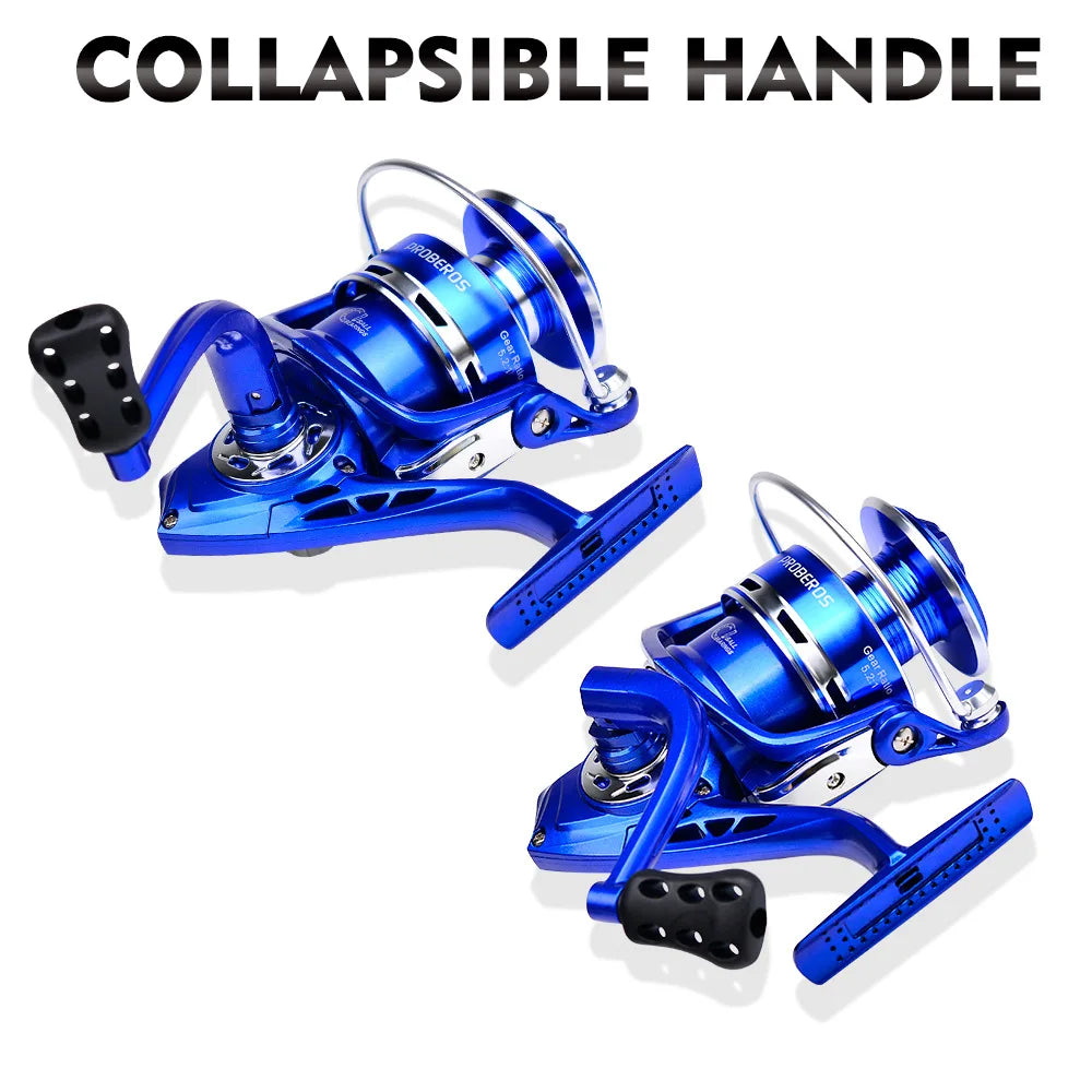 Spinning Fishing Reel 1000-6000 5.2:1 1BB 9KG Max Drag Left Right Handle Long Cast Freshwater Carp Rock Lure Fishing Tackle