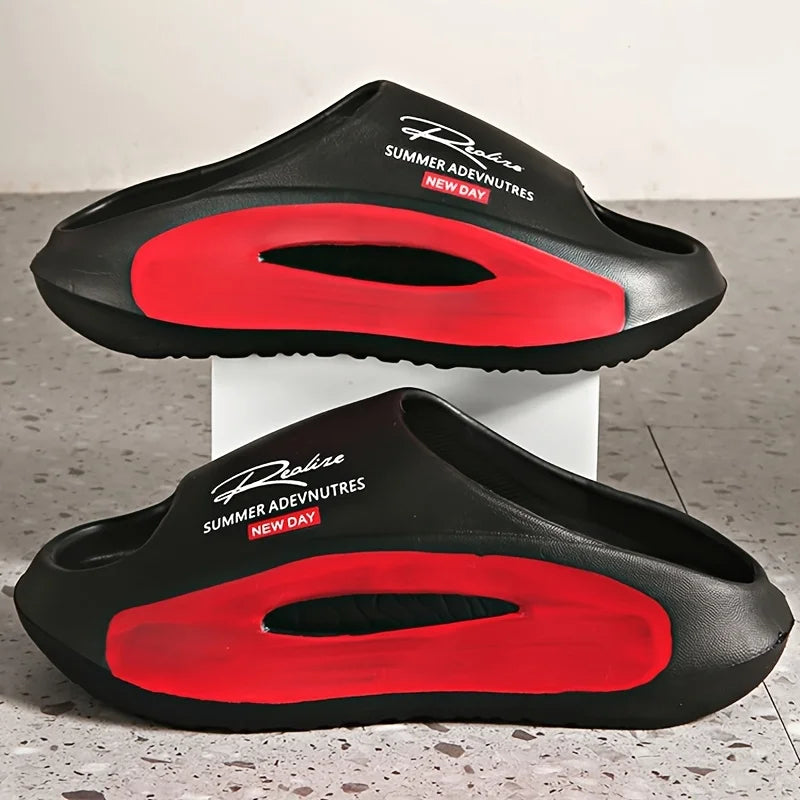 Men's Slippers EVA Non-slip Slides Fashion Slippers Comfortable Men's Slides Summer Casual Sandals Outdoor Indoor Shoes Big Size