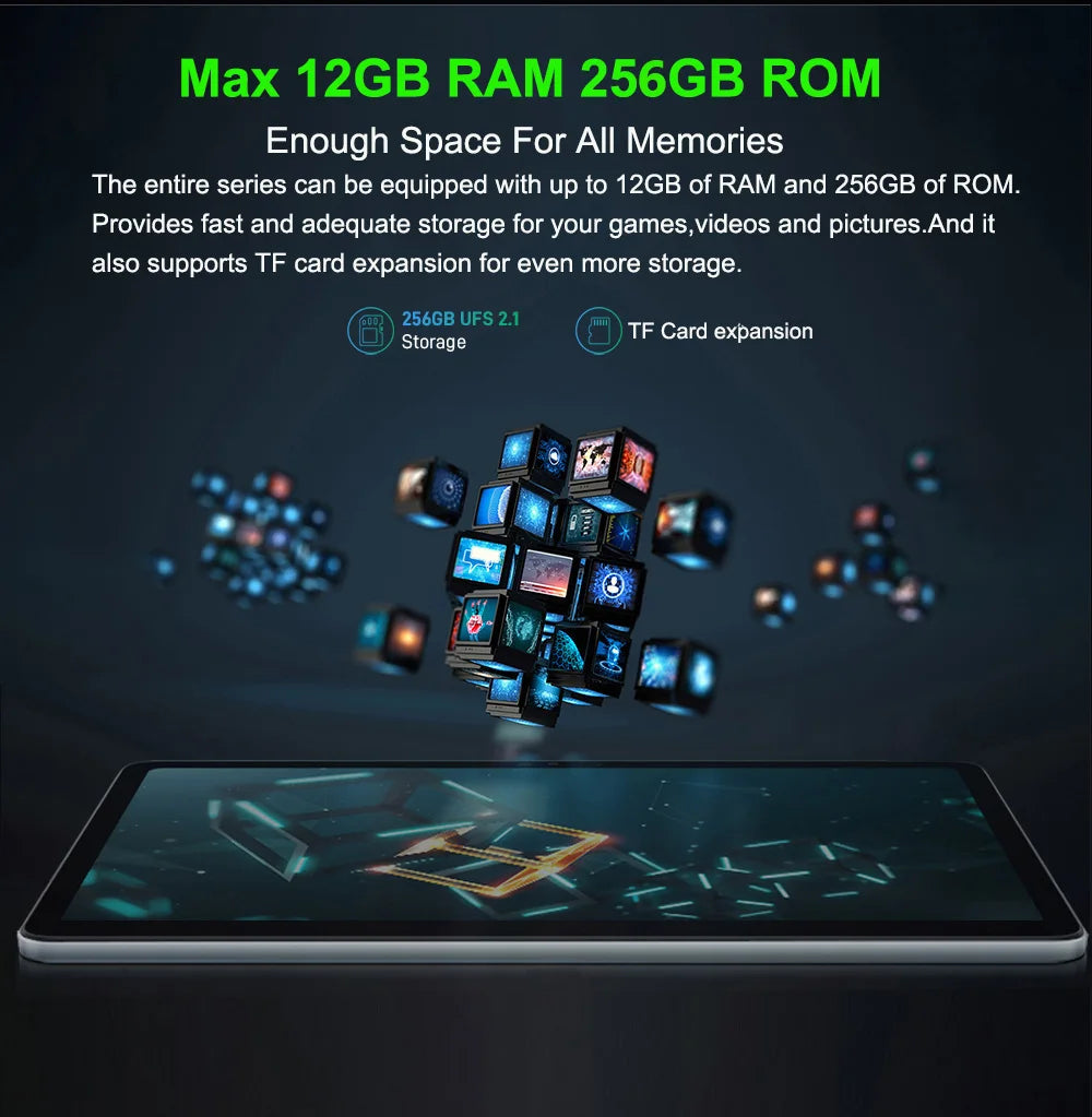 Global Version Real 14.1 inch Large Screen Tablet 256GB ROM Android 14 4G LTE 5G WiFi Tablets 14inch Планшет Laptop PAD 태블릿