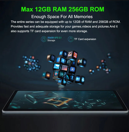 Global Version Real 14.1 inch Large Screen Tablet 256GB ROM Android 14 4G LTE 5G WiFi Tablets 14inch Планшет Laptop PAD 태블릿