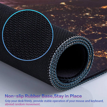 Xxl Mouse Pad Dualshot 2 Black Deskmat Playmat Laptop Anime Gaming Keyboard Rubber Pad on The Table Mouse Mat Pc Carpet