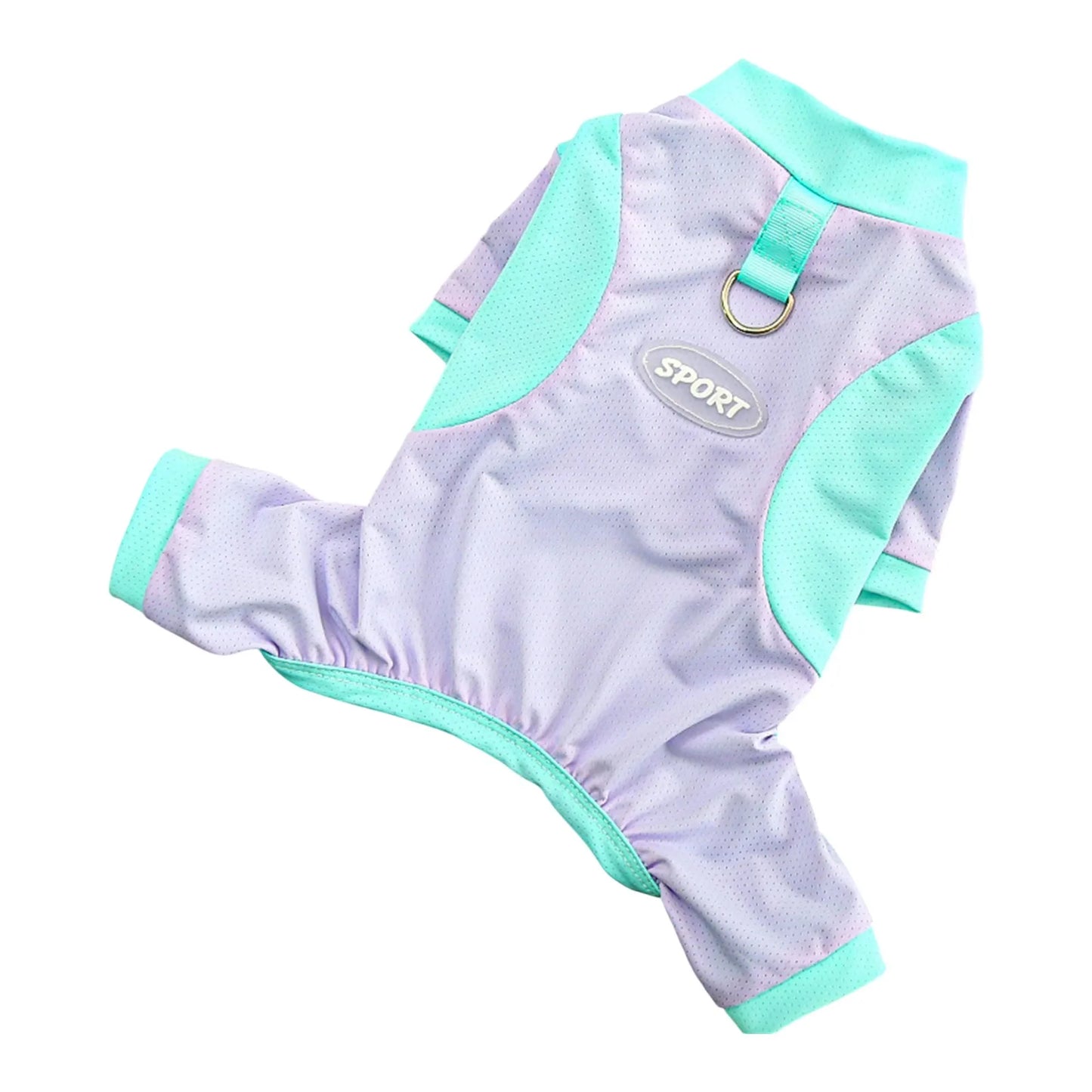 Dog Clothes Cooling Suit Jumpsuit Clothes Long Sleeve Pajamas Tracksuit For Small Dogs Chiwawa Yorkie Puppy Hoodie Bodysuit
