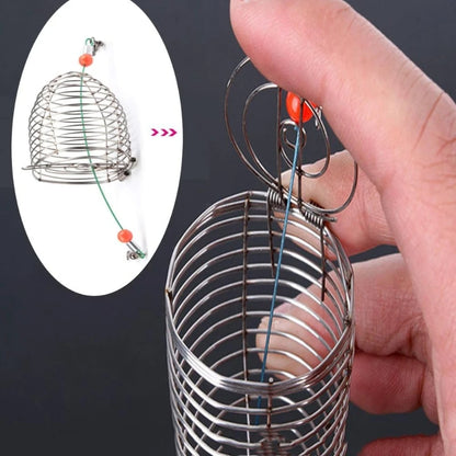 10Pcs Carp Fishing Bait Trap Cage Feeder Basket Holder Coarse Lure Feeder Carp Fishing Tackle Kit