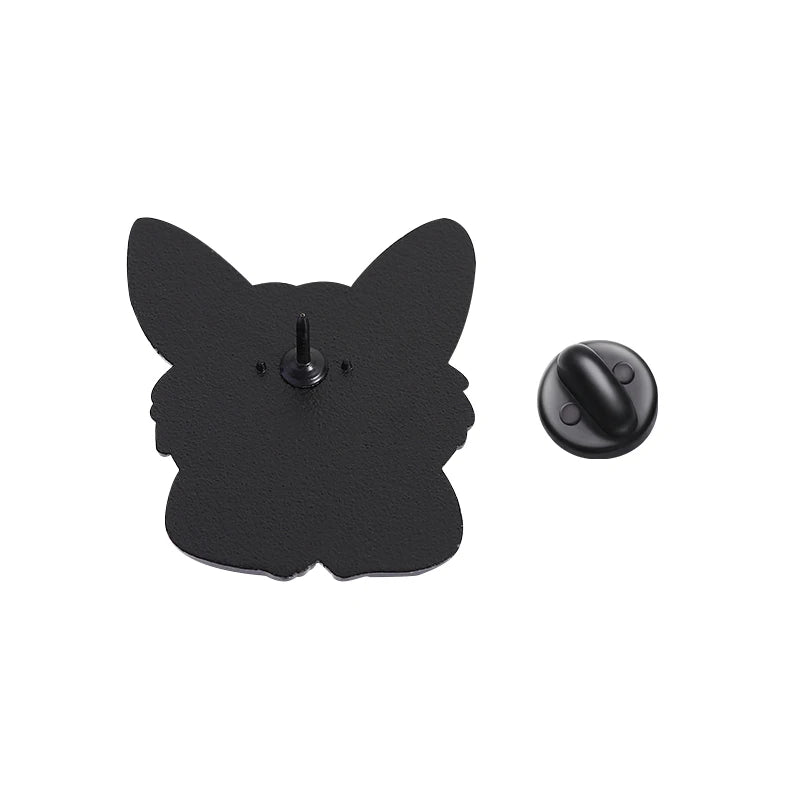 Cartoon Cute Dog Raccoon Rabbit Brooch Enamel Pins Creative Animal Quotes Brooch Lapel Badge Backpack Accessories Jewelry Gift