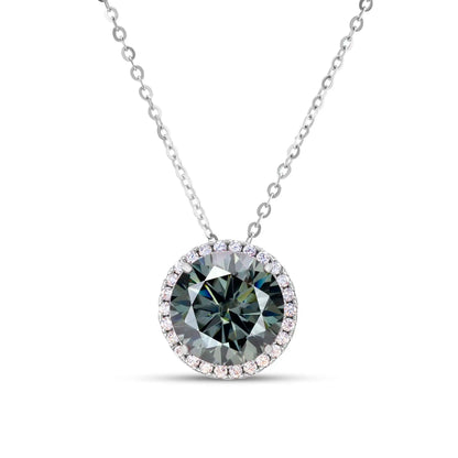 5CT D Color Moissanite Classic Pendant Necklace Fairy Necklace Real 925sterling Silver Women Fine Jewelry For Valentine's Party
