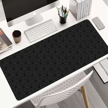 Hot Sell Large Gaming Mouse Pad Multi-size Gamer Mat Abstract XL Computer Cushion Keyboard Desk Non-Slip Rubber Locking Edge Rug