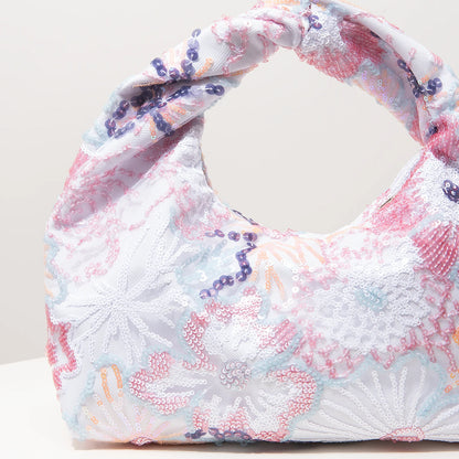 Luxury Sequin HandBags For Ladies，Floral Bag，Prom Bag，Prom Dresses For Women，Prom Accessories，Bridal Party，Bag For Women Elegant