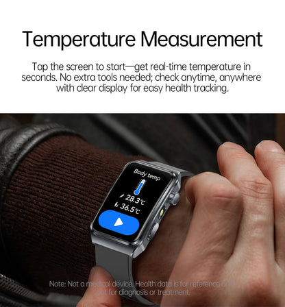 New 2025 For Apple Watch 10 Smart Watch Men Body Temperature Bluetooth Call GPS Sports Women Smartwatch for Apple iOS Watches