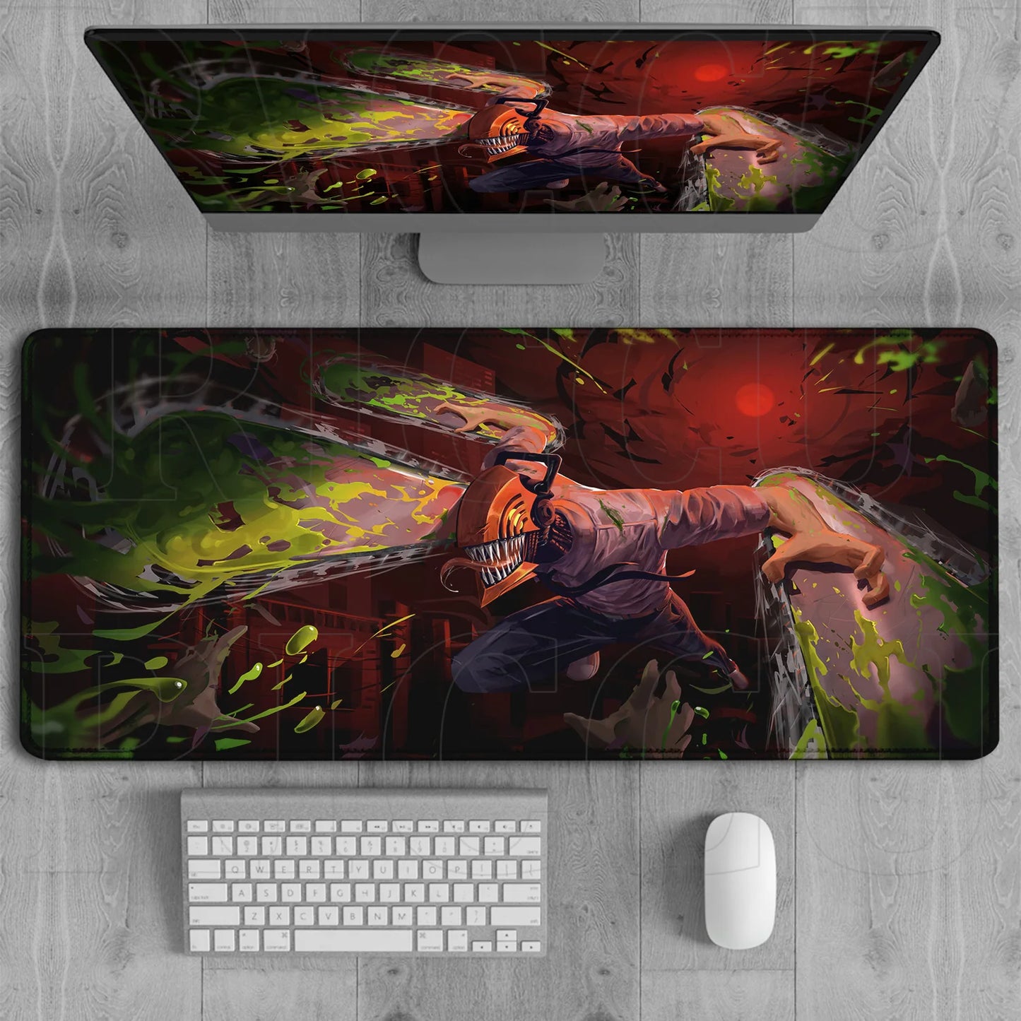 HD Chainsaw Man XXL Mouse Pad Anime reze Gamer Makima Gaming PC Accessories Mouse pads Large Keyboard Desk Mat Computer Keyboard