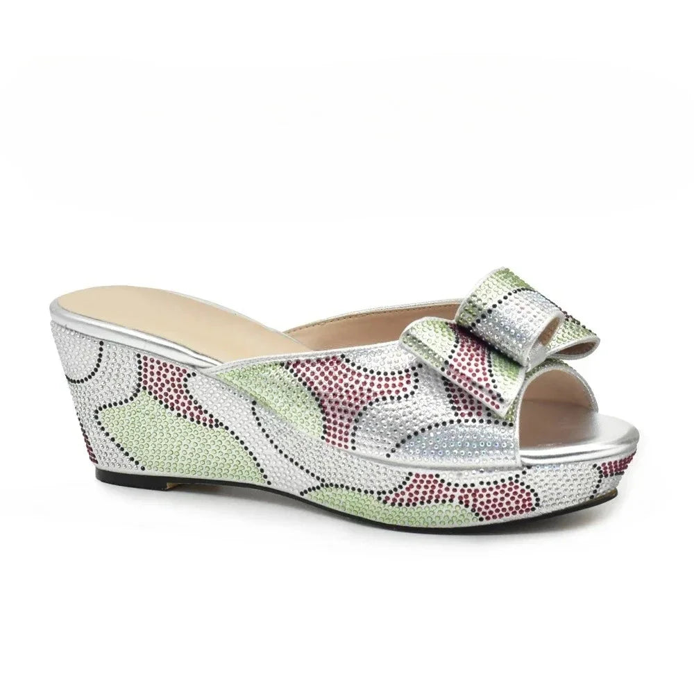 Designer Shoes Women Luxury 2026 Italian In Women High Quality African Wedding Shoes Spring Shoe Platform Woman Summer Slippers